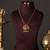 Gold plated darbar heritage haar necklace set