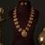 Gold plated royal nakshi temple chain necklace set