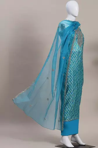 Printed Unstitched Dress Material