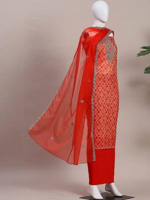 Printed Unstitched Dress Material 1