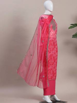 Printed Unstitched Dress Material 2