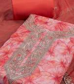 Embroidered Unstitched Dress Material