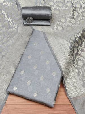 Art Silk Unstitched Dress Material 1