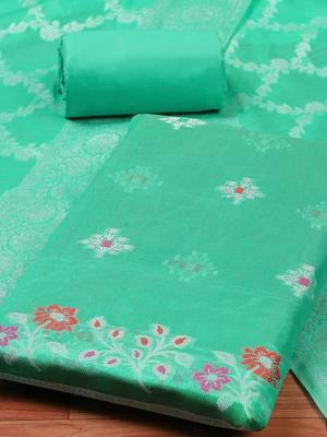 Printed Pure Silk Unstitched Dress Material 3