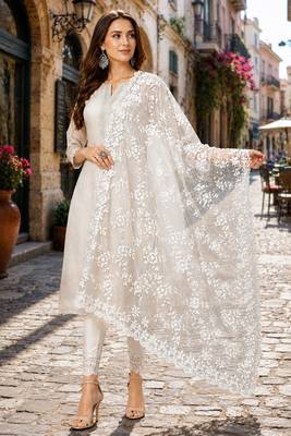 White net dupatta 4