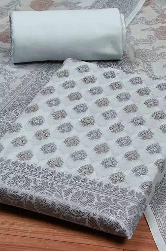 Pure Cotton Unstitched Dress Material
