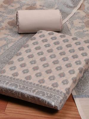 Printed Unstitched Dress Material 3