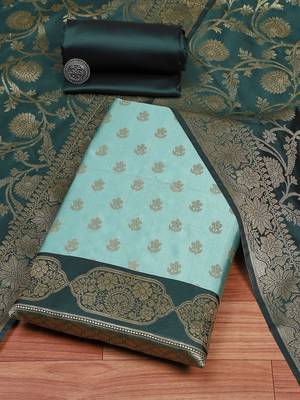 Pure Silk Unstitched Dress Material 1