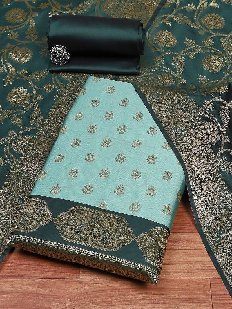 Pure Silk Unstitched Dress Material