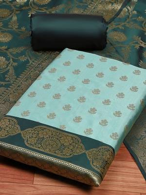 Pure Silk Unstitched Dress Material 3