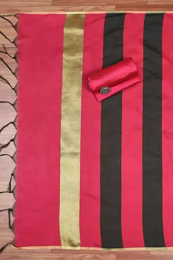 Art Silk Unstitched Dress Material