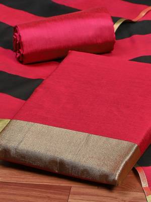 Art Silk Unstitched Dress Material 3