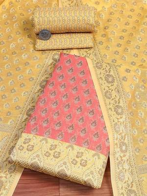 Printed Unstitched Dress Material 1
