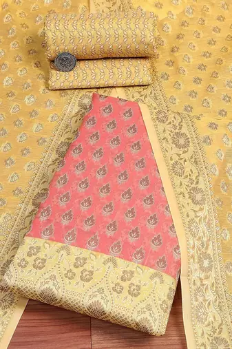 Printed Unstitched Dress Material