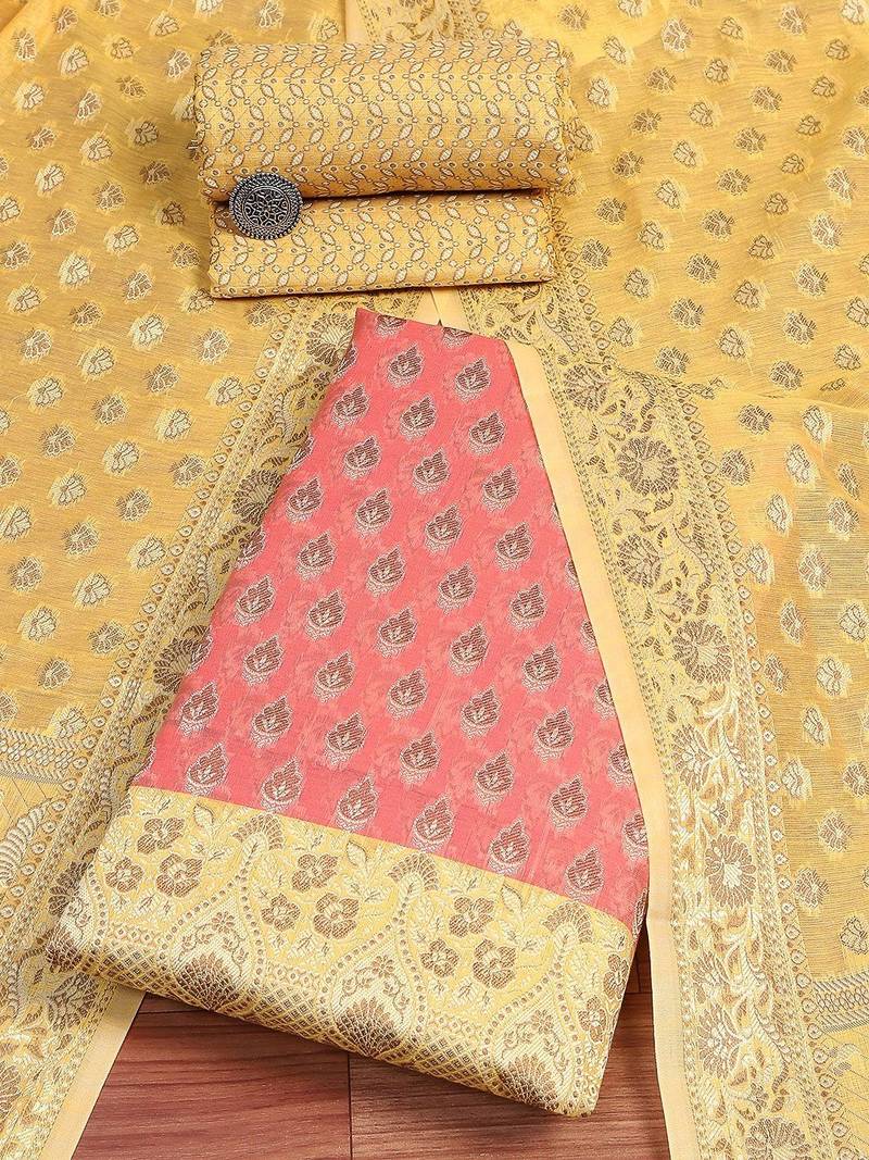 Printed Unstitched Dress Material