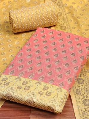 Printed Unstitched Dress Material 3