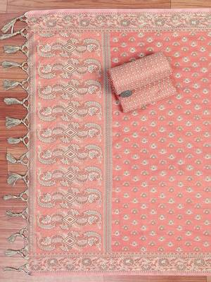 Printed Pure Cotton Unstitched Dress Material 2