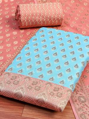 Printed Pure Cotton Unstitched Dress Material 3