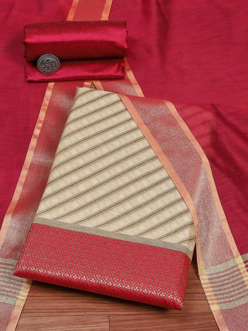 Pure Cotton Unstitched Dress Material