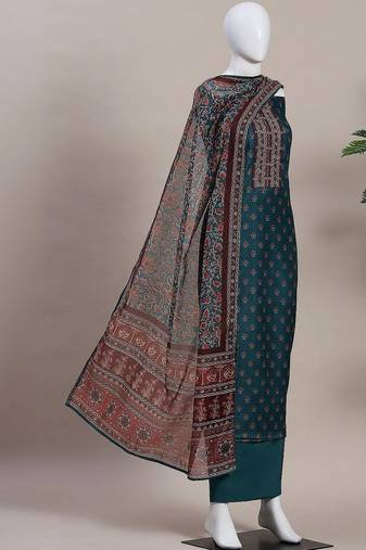 Printed Unstitched Dress Material