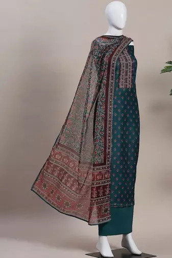 Printed Unstitched Dress Material