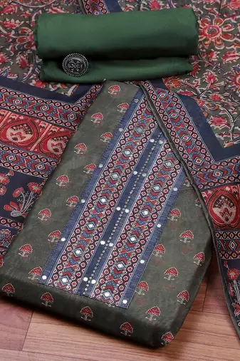 Printed Unstitched Dress Material