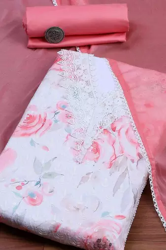 Printed Unstitched Dress Material
