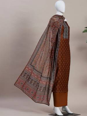 Printed Unstitched Dress Material 1