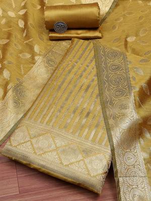 Art Silk Unstitched Dress Material 1