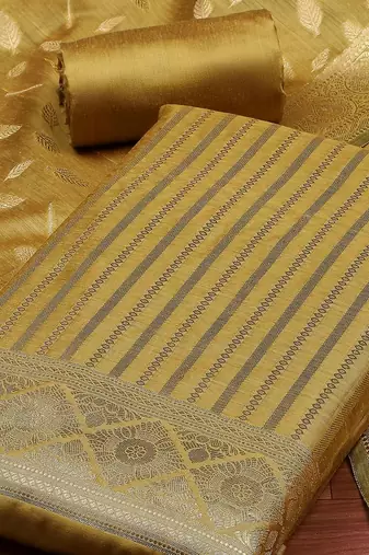 Art Silk Unstitched Dress Material