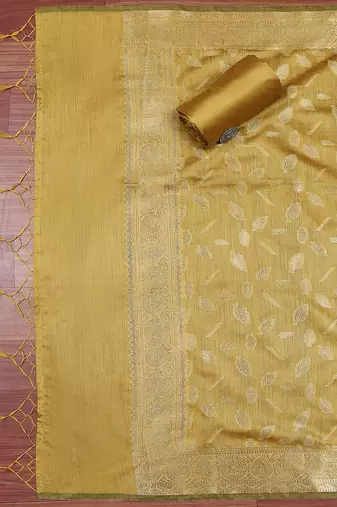 Art Silk Unstitched Dress Material