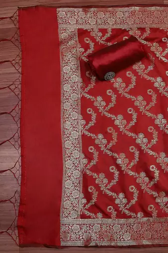 Ethnic Motifs Woven Design Unstitched Dress Material