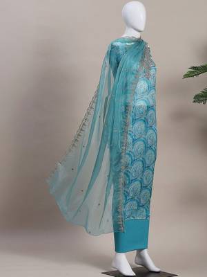 Printed Unstitched Dress Material 1