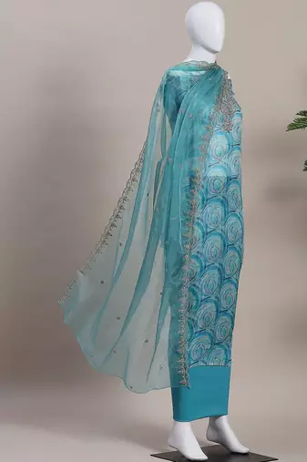 Printed Unstitched Dress Material