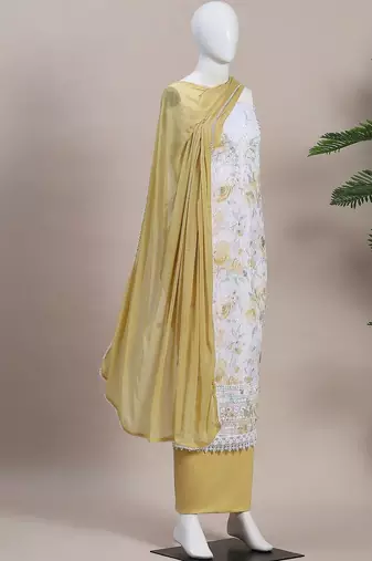 Printed Unstitched Dress Material