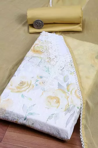 Printed Unstitched Dress Material