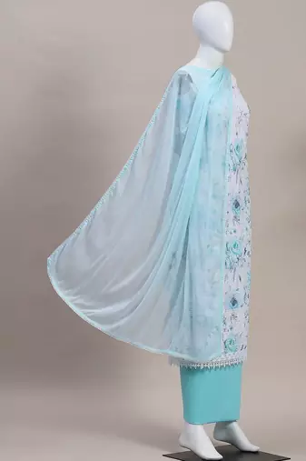 Printed Unstitched Dress Material