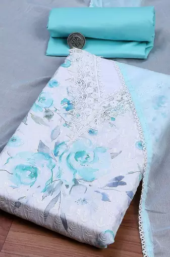 Printed Unstitched Dress Material