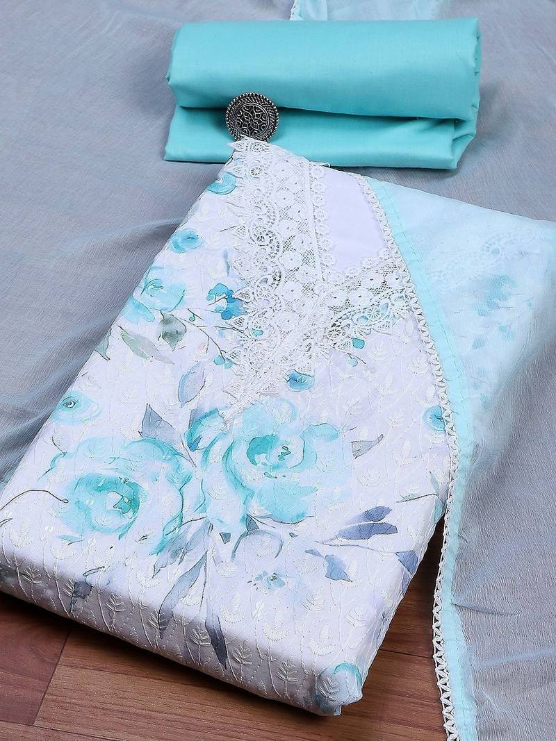 Printed Unstitched Dress Material