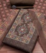 Embroidered Unstitched Dress Material