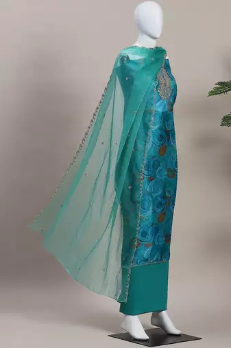 Printed Unstitched Dress Material