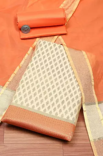 Printed Unstitched Dress Material