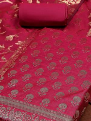 Art Silk Unstitched Dress Material 2