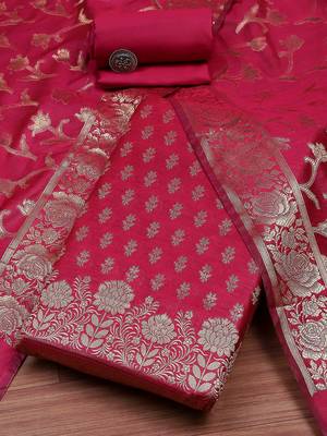 Pure Silk Unstitched Dress Material 1