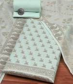 Art Silk Unstitched Dress Material