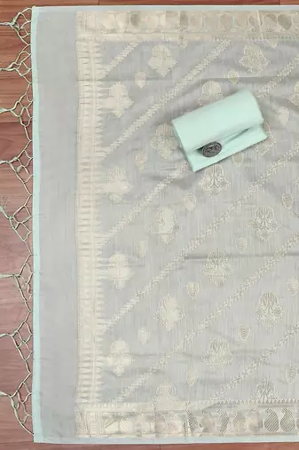 Art Silk Unstitched Dress Material