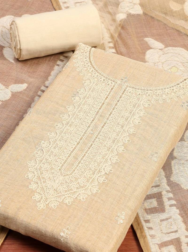 Pure Cotton Unstitched Dress Material