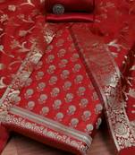 Art Silk Unstitched Dress Material