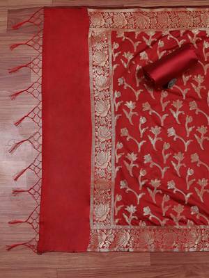 Art Silk Unstitched Dress Material 3