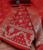 Art Silk Unstitched Dress Material